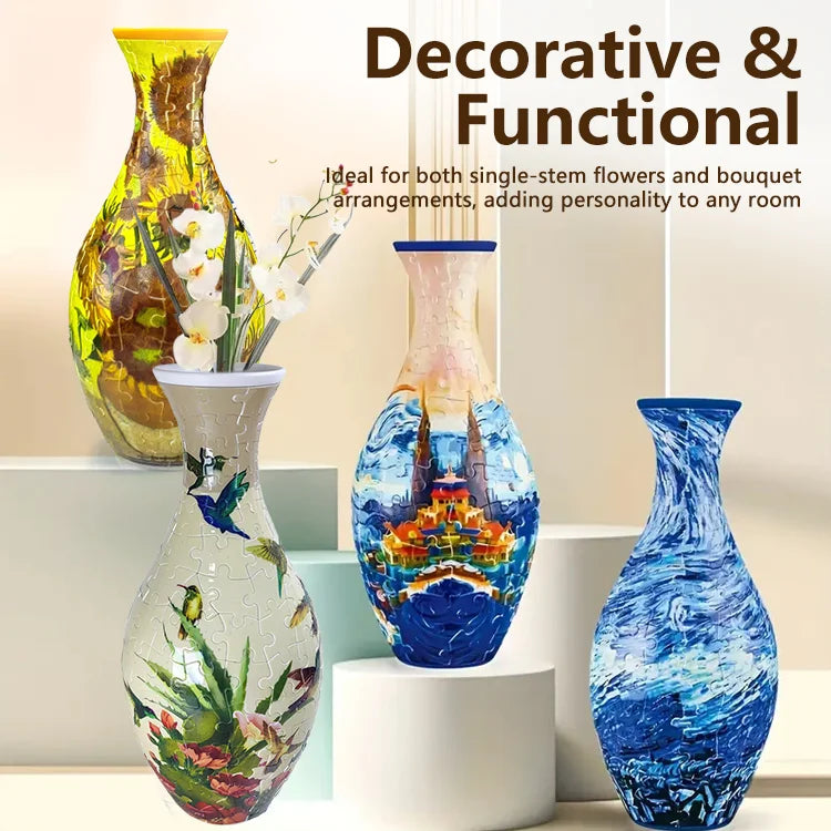 BloomCraft 3D Puzzle Vase