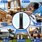 Digital TV Antenna For Smart TV – Indoor HDTV Antenna With 360° Signal Reception