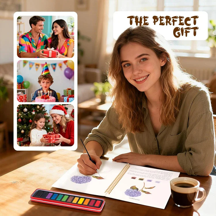 Step-by-Step Watercolor Workbook – Beginner to Confident Artist