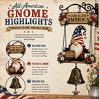 Hand-Painted Gnome Garden Bell