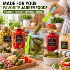 2-Piece Pickle & Olive Grabber Set – Jar-Hanging Spoon & Fork Tools