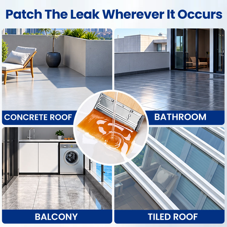 Clear Waterproof Sealant – Transparent Brush-On Leak & Moisture Barrier