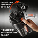Ice King Insulated Car Mug – Leakproof Stainless Steel Travel Cup For Hot & Cold Drinks