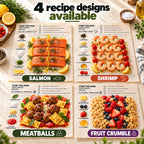 Recipe-Printed Parchment Paper Sheets