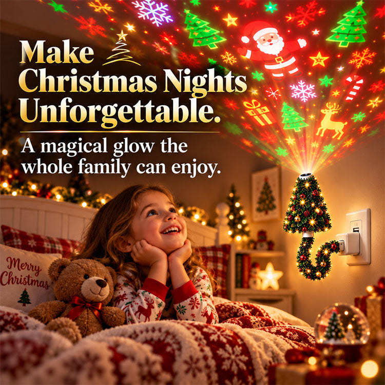 Christmas Magic Projection Light – Flexible USB Holiday Decor