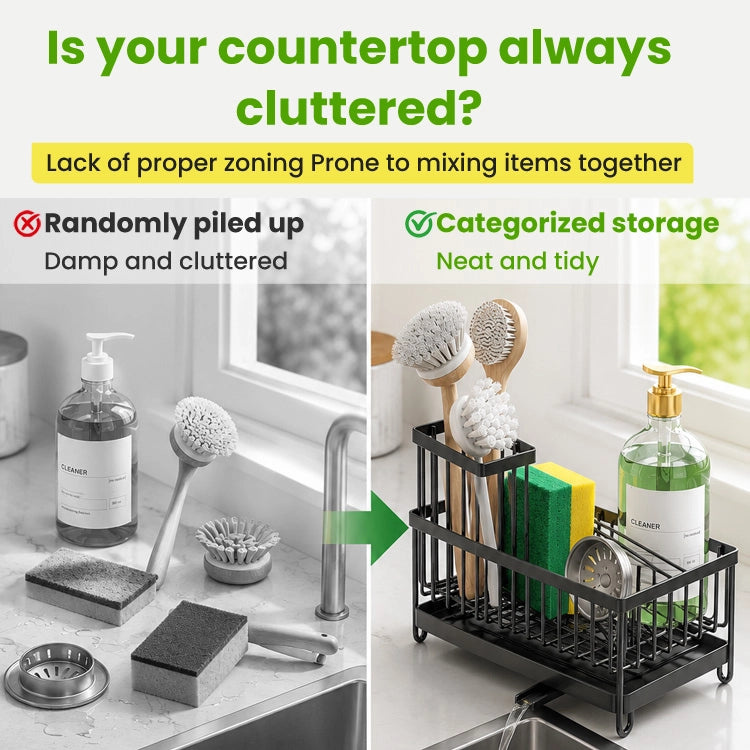 Adjustable Kitchen Sink Caddy Organizer