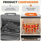 24-Skewer Vertical Kabob Rack for Air Fryer & Oven