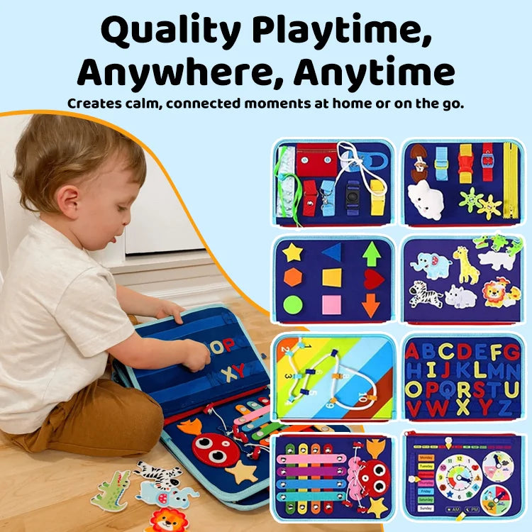 Montessori Busy Board for Toddlers