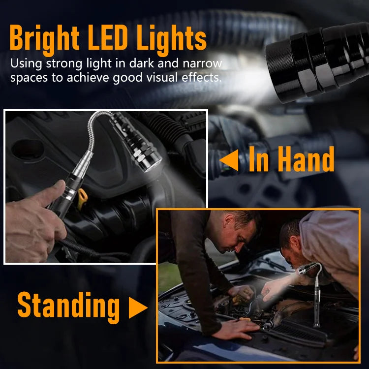 Magnetic Extendable Flashlight