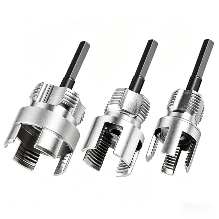 All-in-One Pipe Threading Kit — 3 Sizes for Any Job
