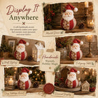 DIY Patchwork Santa Doll Kit – 3D Fabric Christmas Craft & Holiday Decor