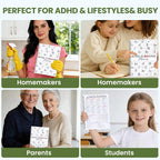 ADHD-Friendly Cleaning Planner – Home Organization & Daily Cleaning Checklist