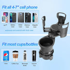 DriveMate - 2-in-1 Rotating Car Cup Holder