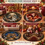 3D Christmas Illusion Rug – Magical Holiday Optical Floor Mat