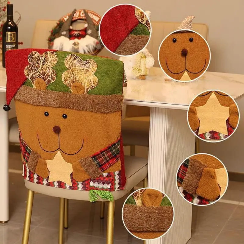 FestiveCharm - Christmas Chair Covers