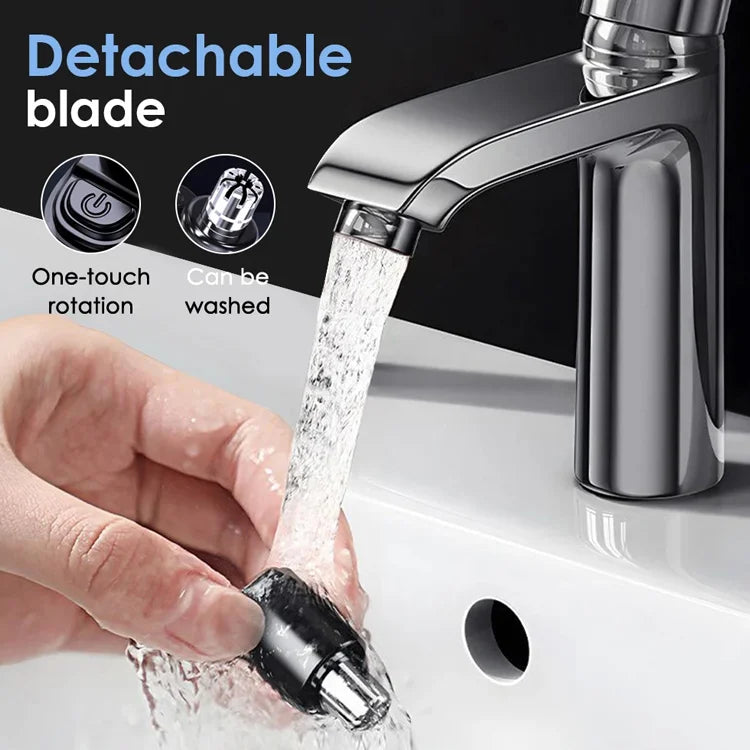 Digital Display Nose Hair Trimmer — Safe, Painless Grooming in Seconds