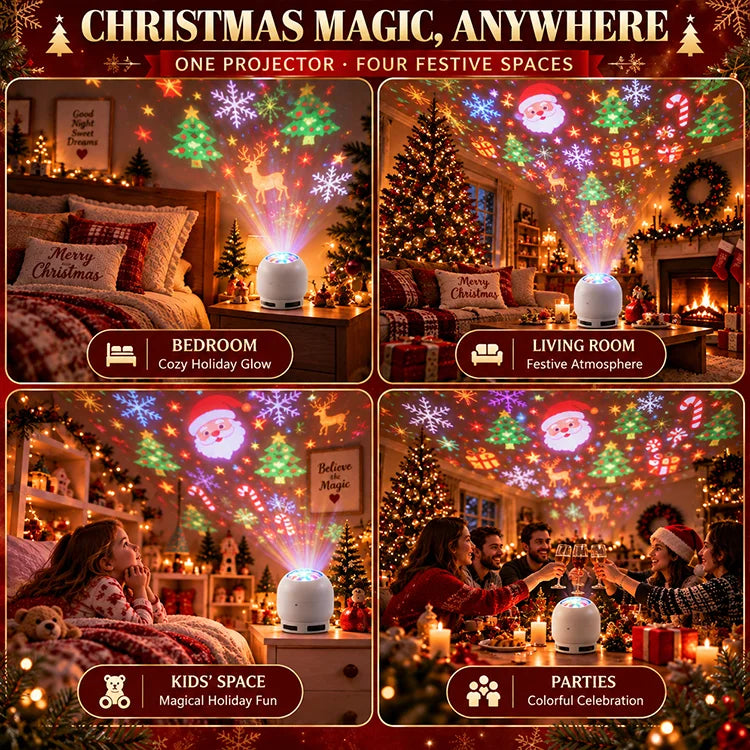 Christmas Rotating Projector Night Light