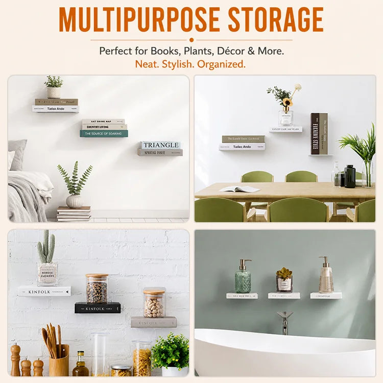 Invisible Floating Bookshelf