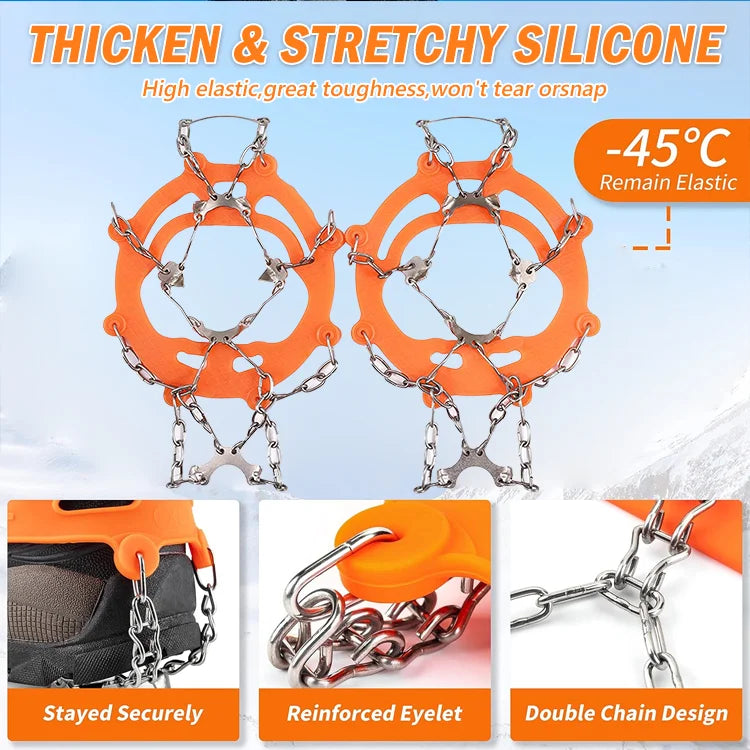 Winter Ice Cleats – Walk Safely on Snow & Ice Without Slipping