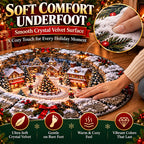New 3D Christmas Illusion Round Rug – Fun Holiday Accent Floor Mat