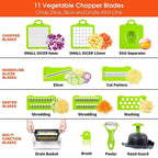 16-in-1 Safe Grip Vegetable Chopper