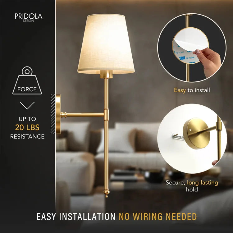 Wireless Wall Sconces (SET OF 2)