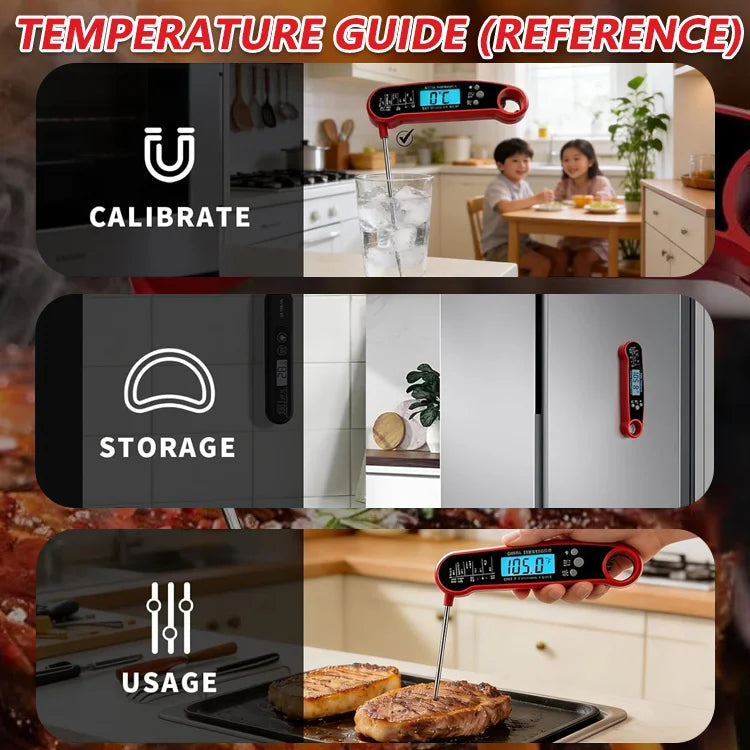 Instant Read Meat Thermometer — Perfect Cooking Every Time