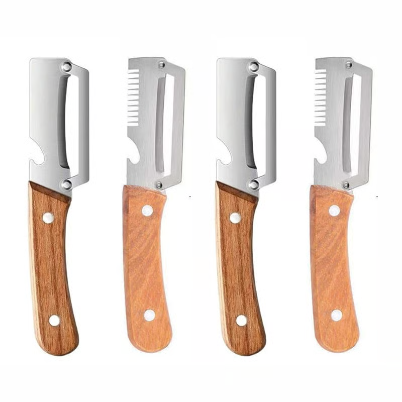 Stainless Steel Peeler & Julienne Shredder Set