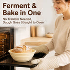 Collapsible Silicone Bread Proofing Basket