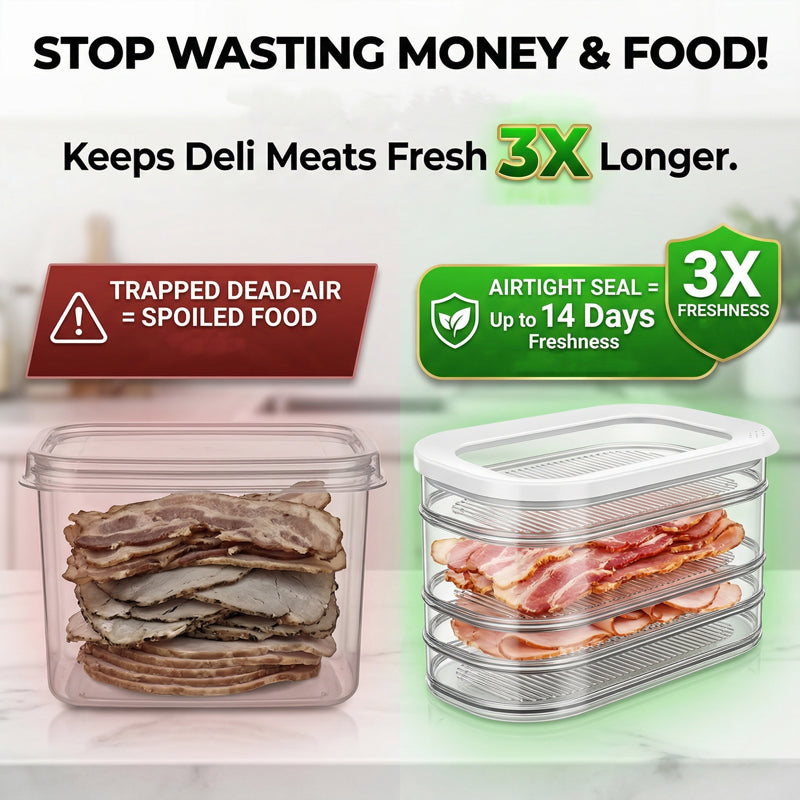Space-Saving Multi-Layer Food Storage System