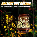 Outdoor Solar Lantern – Hummingbird, Butterfly, Sunflower, Dragonfly & Owl