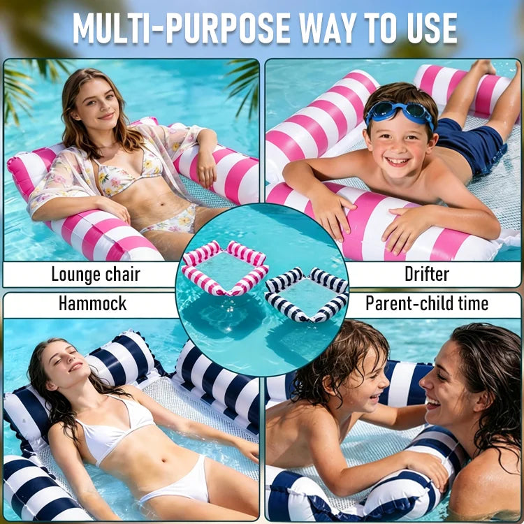 Full-Body Floating Lounger — Stretch Out, Relax & Stay Supported