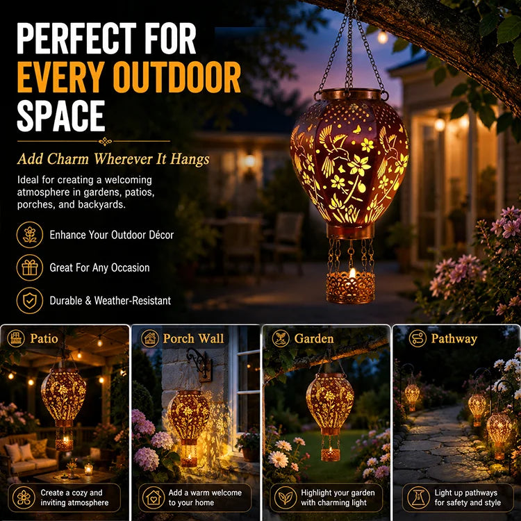 Solar Hot Air Balloon Lantern