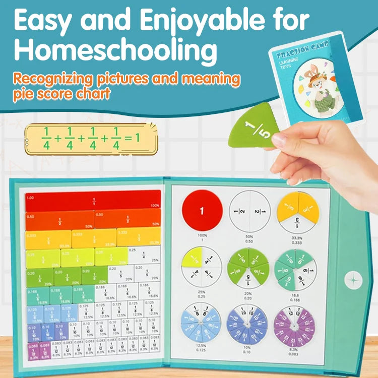 MagnaFraction Learning Book – Magnetic Fraction Puzzle Set