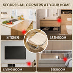 Air-Cushion Corner Guards – Clear Baby Safety Furniture Edge Protectors
