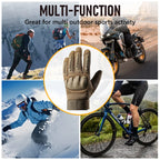 Heavy-Duty Outdoor Tactical Gloves with Touchscreen Fingertips