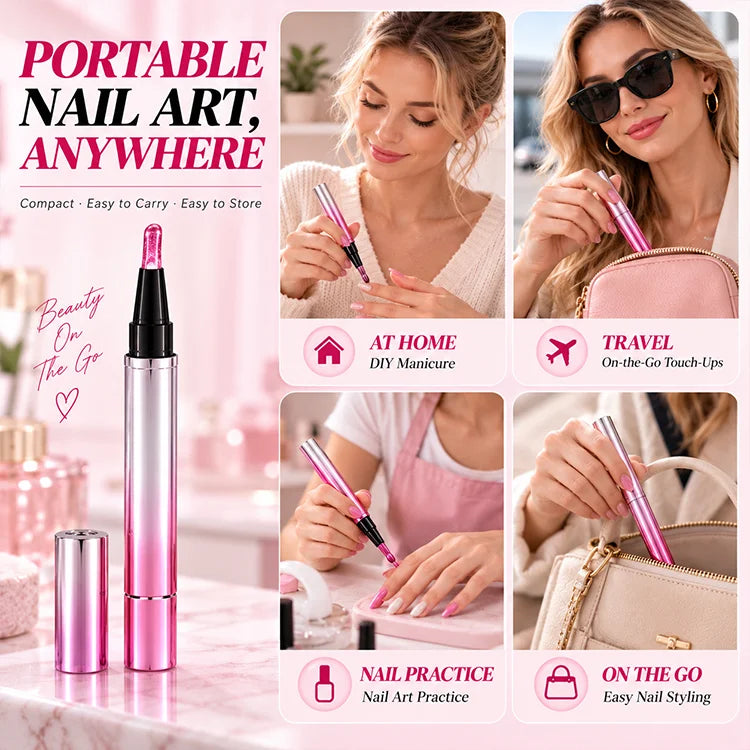 7-in-1 One-Step Cat Eye Gel Polish Pen – Magnetic Nail Art