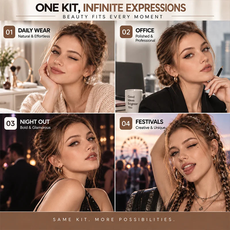 3-in-1 Precision Eye Stamp Kit – Winged Liner, Lower Lashes & Beauty Mark