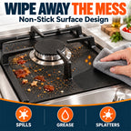 Reusable Gas Stove Burner Liners – Non-Stick Heat-Resistant Protector Mats