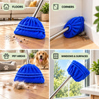 Reusable Multi-Purpose Broom Cover – Wet & Dry Cleaning Sleeve