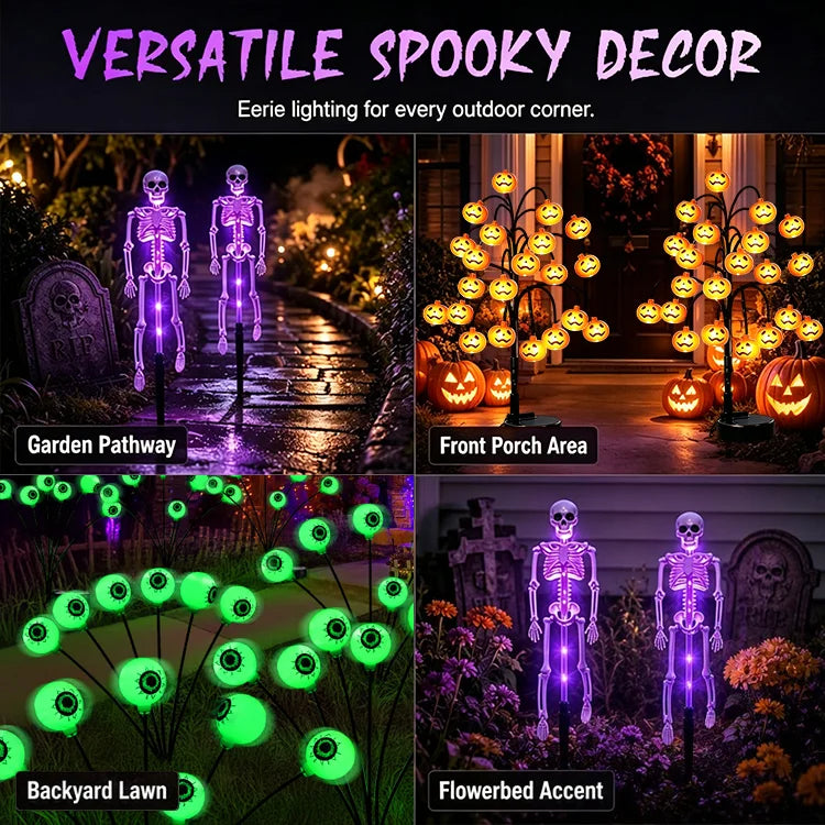 🔥 Last Day 50% OFF – Solar Halloween Yard Lights | Create a Glowing Haunted Pathway