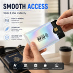 4-Pack RFID Blocking Card Sleeve Set – Slim Credit Card & Travel Protection Holders