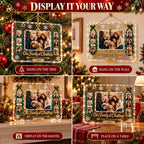 Our Family at Christmas Acrylic Photo Keepsake Frame