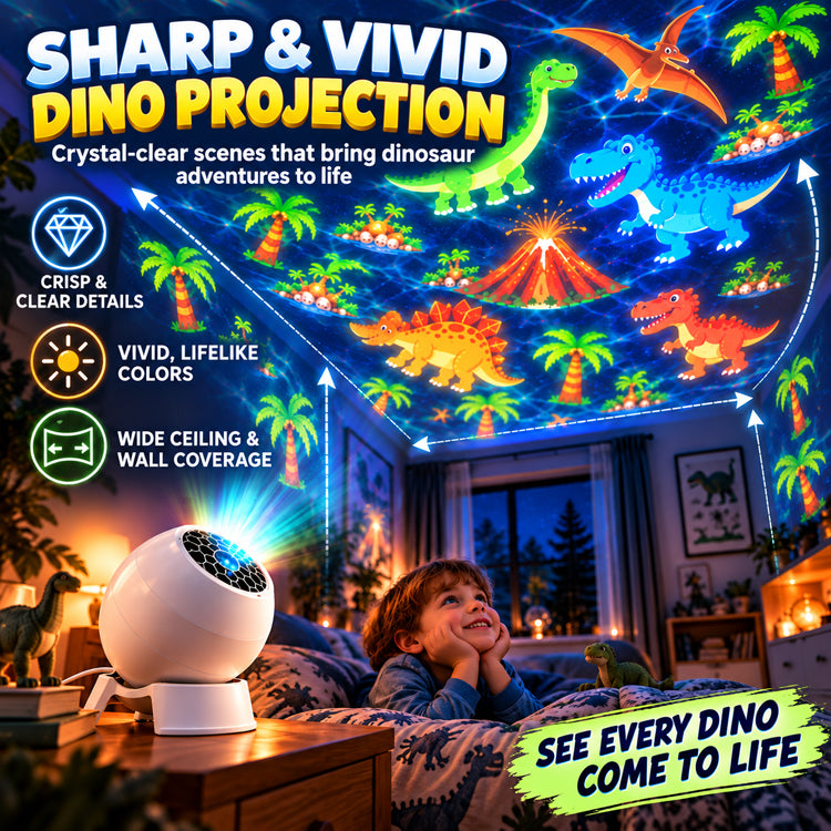 🔥 Last Day 50% OFF🔥 Dinosaur Room Projector