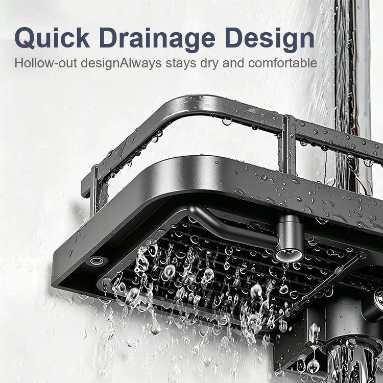 Adjustable Shower Organizer – No-Drill, Self-Draining & Ultra Stable