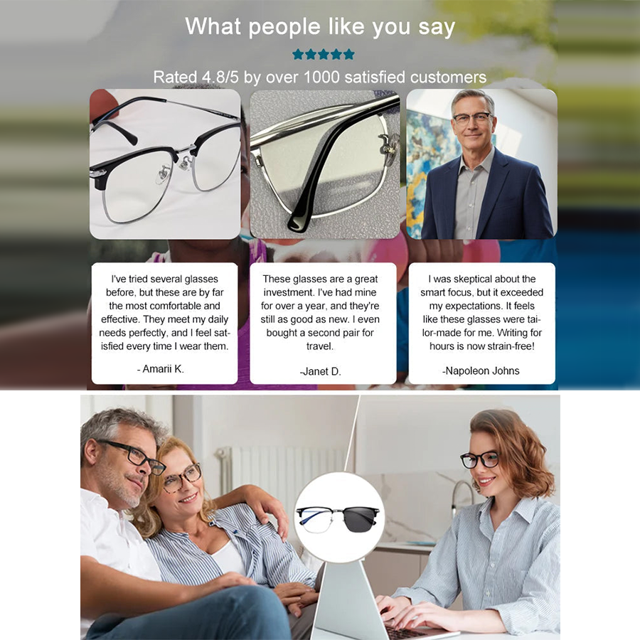 🌎Ends Today: UP TO 60% OFF!🔥👓Ultra Light Anti Blue Presbyopic Glasses✨
