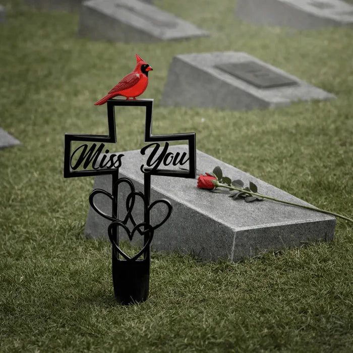 🐦LAST DAY 50% OFF -💖✝️Metal Cemetery Memorial Plaque for Remembrance
