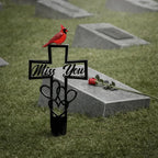 🐦LAST DAY 50% OFF -💖✝️Metal Cemetery Memorial Plaque for Remembrance
