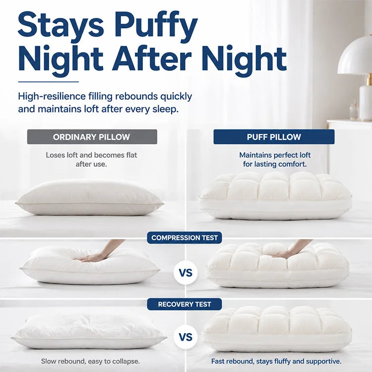 Cooling Puff Support Pillow