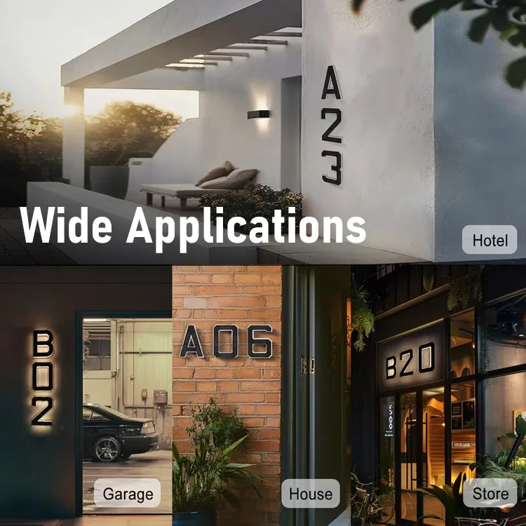 SnuggyHome™ Solar Address Light — Warm, Clear & Easy to Find